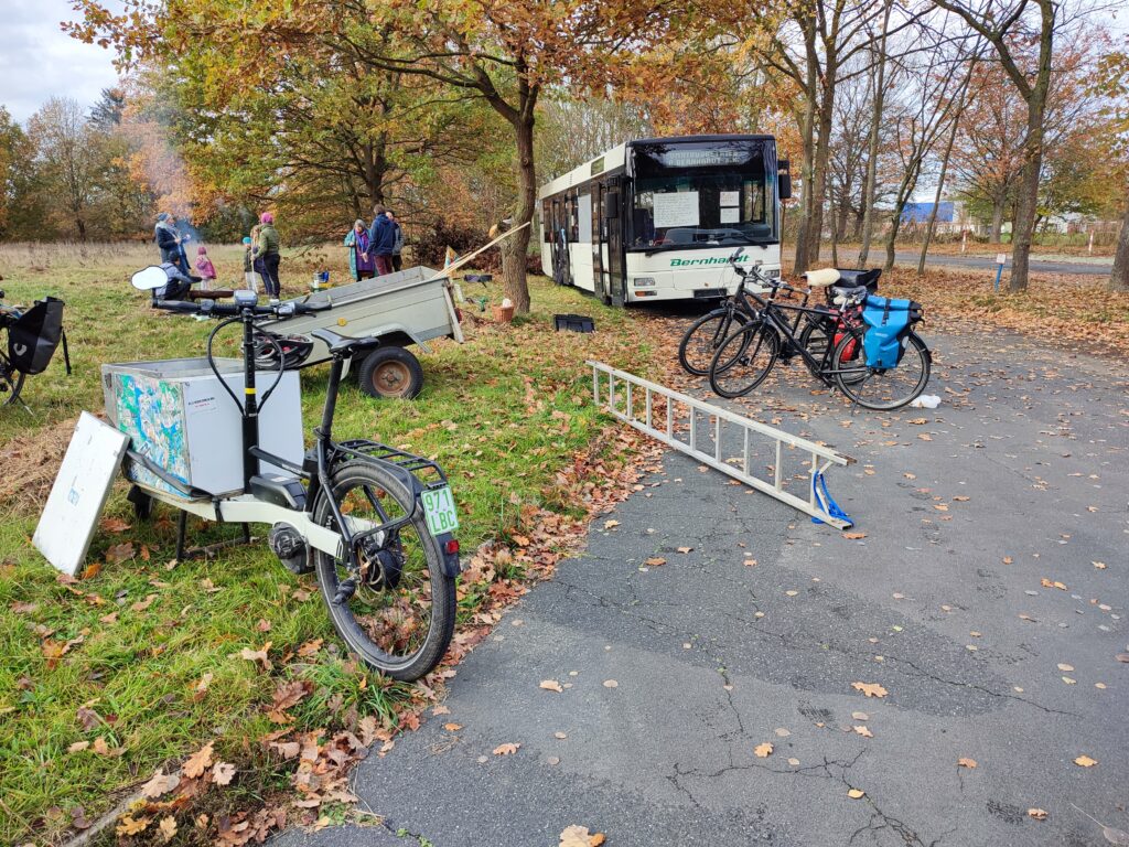 Impressionen vom Einsweiter-Grundstück -  Pflegemaßnahmen im Herbst